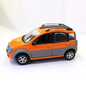 Diecast Panda SUV Model 1/43 Scale Orange 8 S9a031c9600754ff2aa4660aa3716562c6