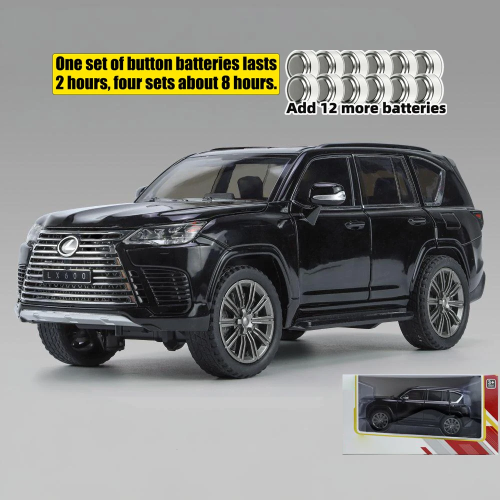 Lexus LX600 Off Road SUV Diecast Model 1:24 8 Lexus LX600 Off Road SUV Diecast Model 1:24 - Image 8