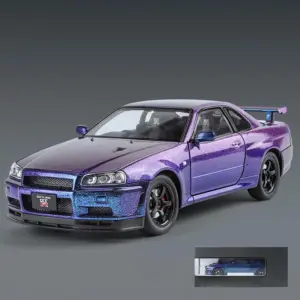 Nissan GTR R34 Skyline 1:24 Diecast Model 30 S9a6cbd93db7e470d9cf358bff1342d86g