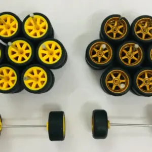 11mm Wheel Set for 1/64 Scale Models 23 S9b435de2451e43a8ba406b596a63e24fm