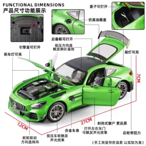 Mercedes-Benz AMG GT-R Diecast Model 1:18 15 S9b832acee644489dbbd51d469fae9cefM