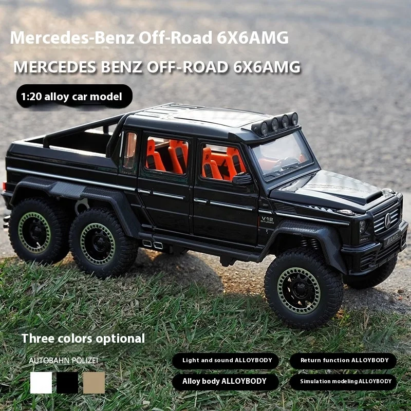 Mercedes Benz AMG G63 6X6 Diecast Model 1:20 4 Mercedes Benz AMG G63 6X6 Diecast Model 1:20 - Image 4