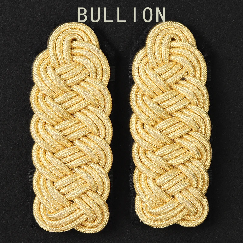 Golden Bullion Wire Military Epaulette Costume 7 Golden Bullion Wire Military Epaulette Costume - Image 7