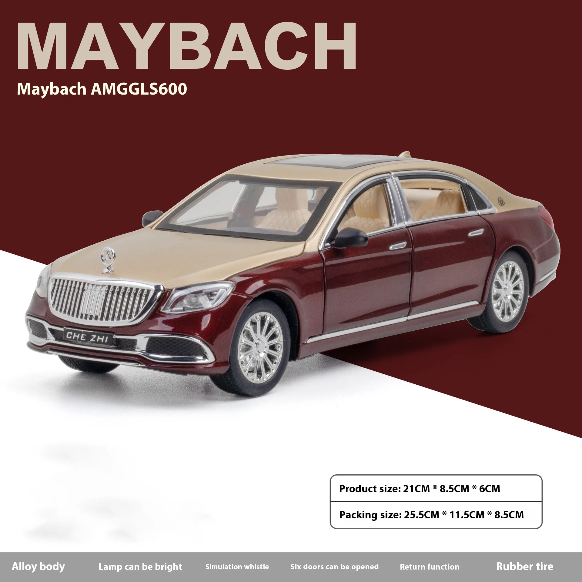 1:24 Scale Mercedes-Benz Maybach GLS600 Model 10 1:24 Scale Mercedes-Benz Maybach GLS600 Model - Image 10