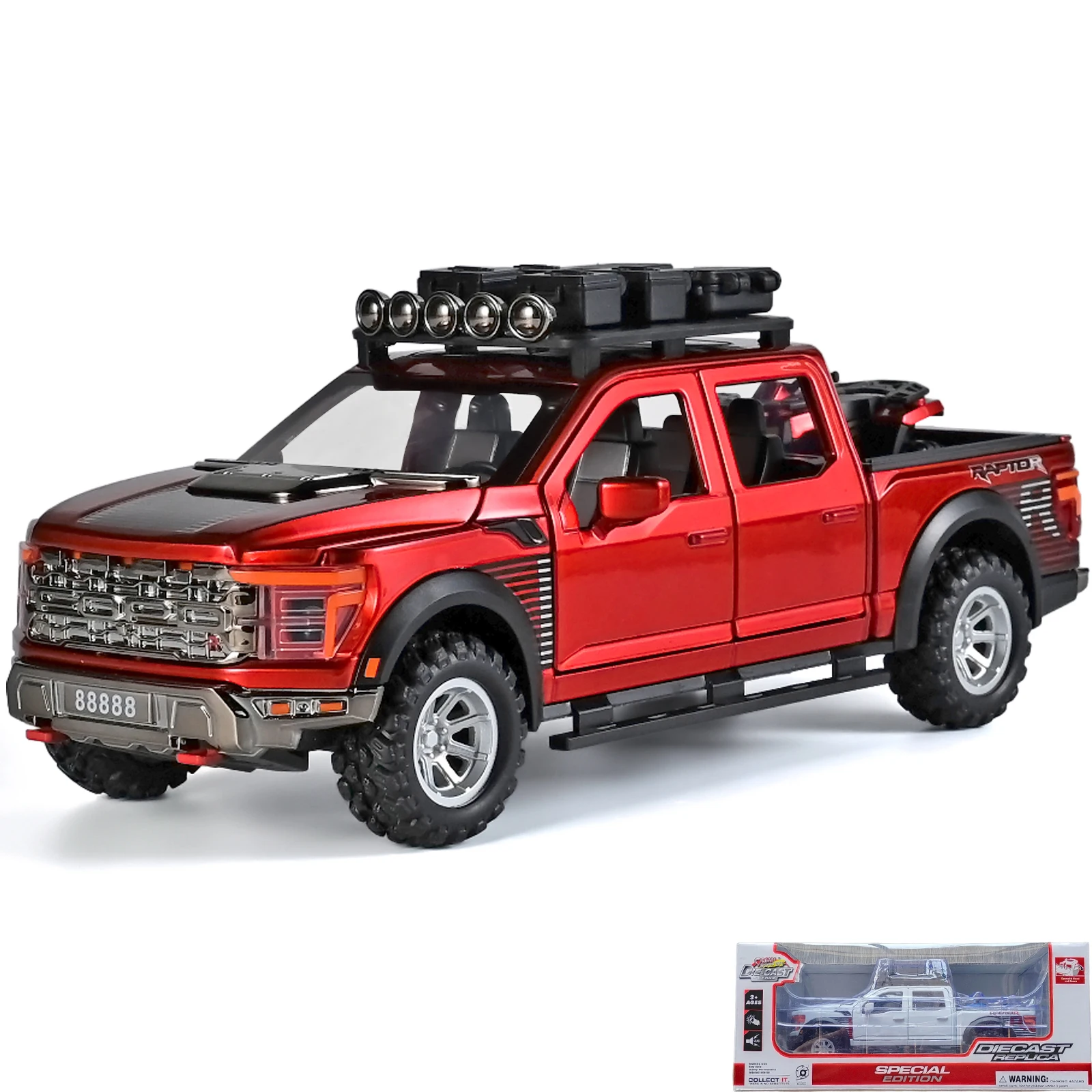 1:24 Scale F150 Off Road Pickup Model Car 9 1:24 Scale F150 Off Road Pickup Model Car - Image 9