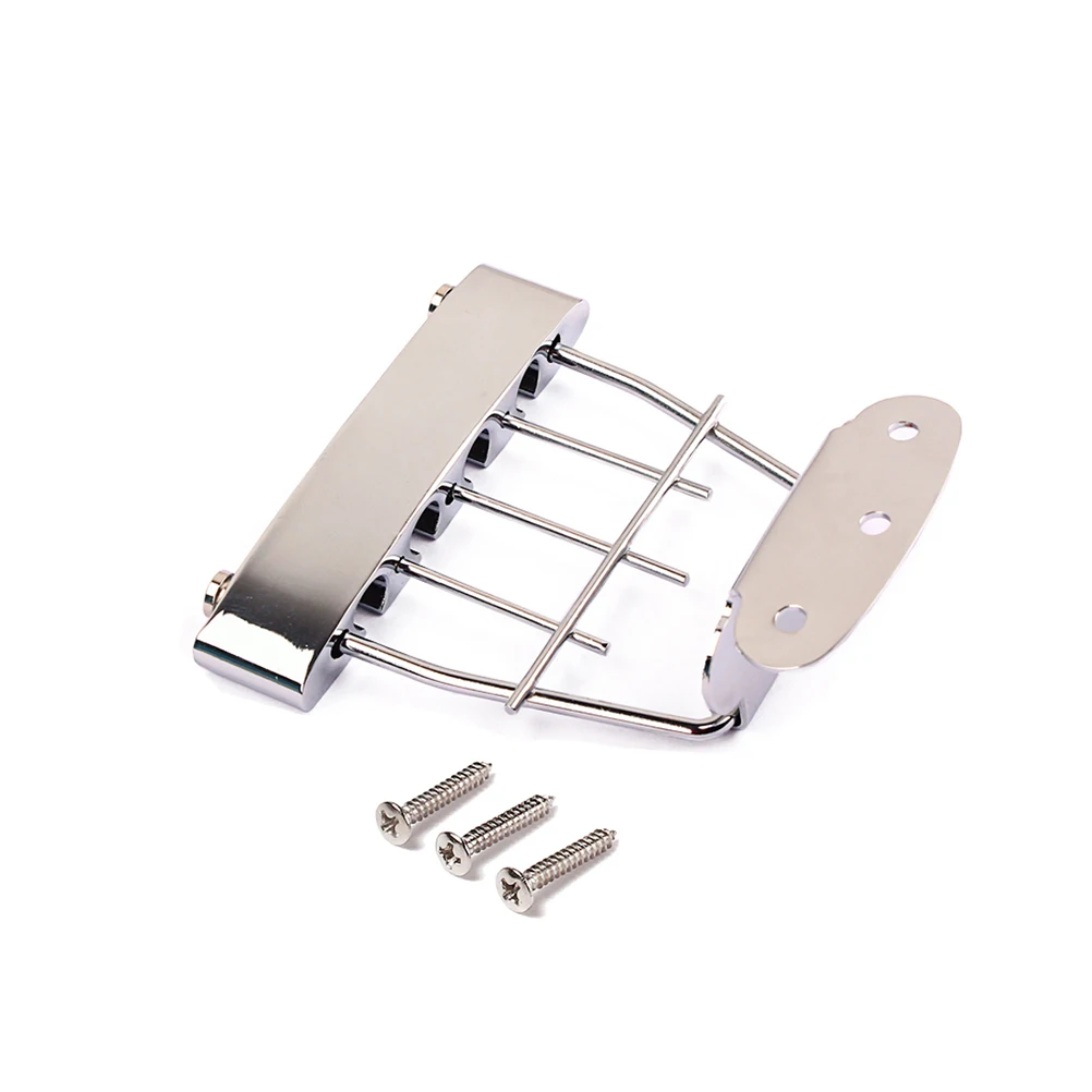 Four String Tailpiece Bridge for Guitars 6 Four String Tailpiece Bridge for Guitars - Image 6