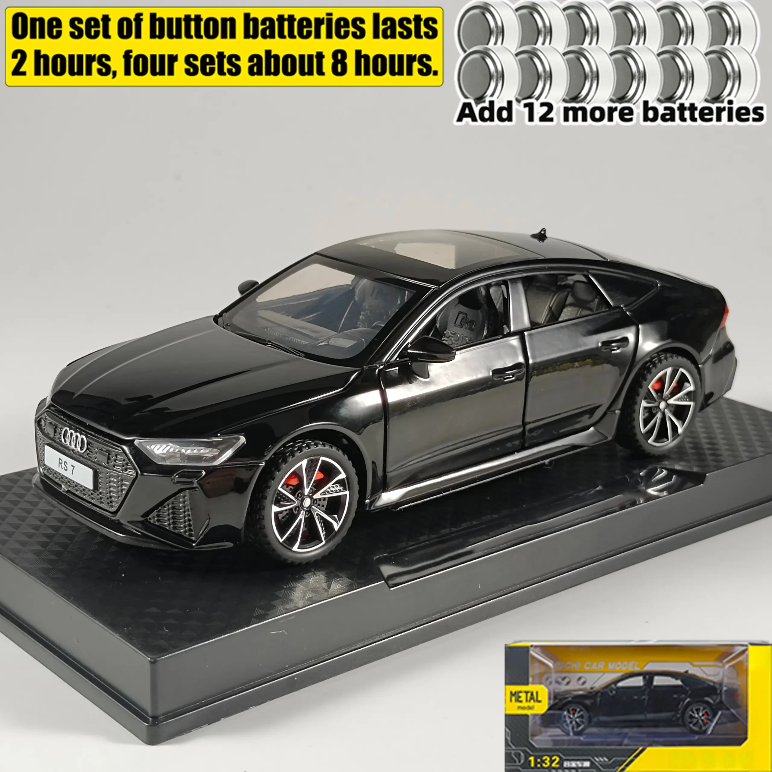 Diecast 1:32 RS7 Sports Car Model 11 Diecast 1:32 RS7 Sports Car Model - Image 11