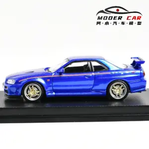 1:64 Nissan Skyline R34 V-SPEC Diecast Model 12 Sa02d646b88a44521ac33789241952f36z