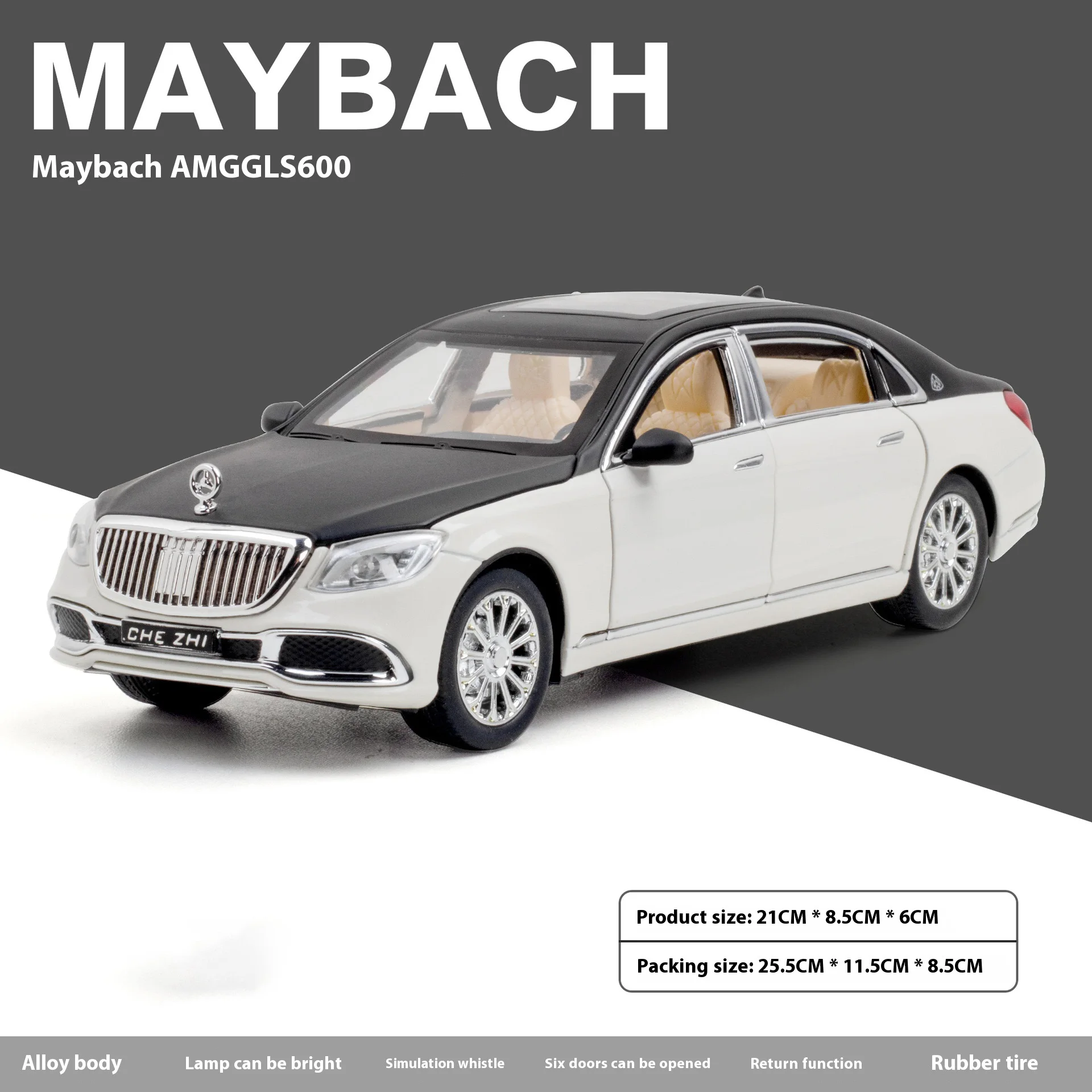 1:24 Scale Mercedes-Benz Maybach GLS600 Model 11 1:24 Scale Mercedes-Benz Maybach GLS600 Model - Image 11