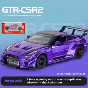 GTR Alloy Model Car in Vibrant Purple 18 Sa211c1132db64c28bcad3dd7b54776265