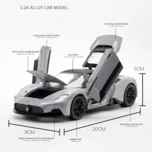 Maserati MC20 Supercar Model 1:24 Scale Diecast 12 Sa40981d804794fd8bbf366965583c6feI