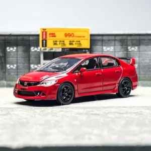 Diecast 1:64 Honda Civic FD2 Mugen RR Model 10 Sa5612b45f03e49069aebff25410c4215o