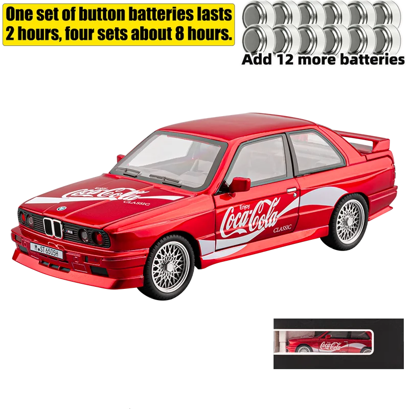 1:24 Scale BMW M3 Red Diecast Model Car 12 1:24 Scale BMW M3 Red Diecast Model Car - Image 12
