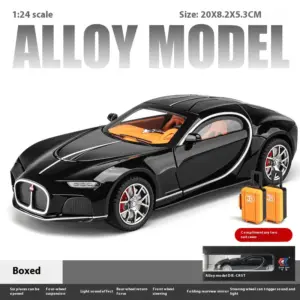 Glossy Black 1:24 Scale Alloy Model Car 16 Sa603b855fea6420c989a86024c95f851j