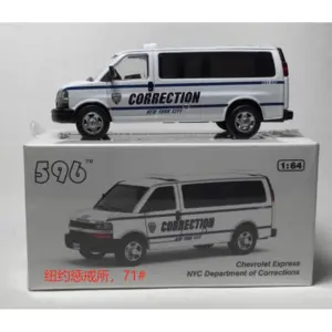 Chevrolet Express 1:64 Scale Diecast Ambulance 13 Sa6f7ec5b2fac402d824e19c575e434fcP