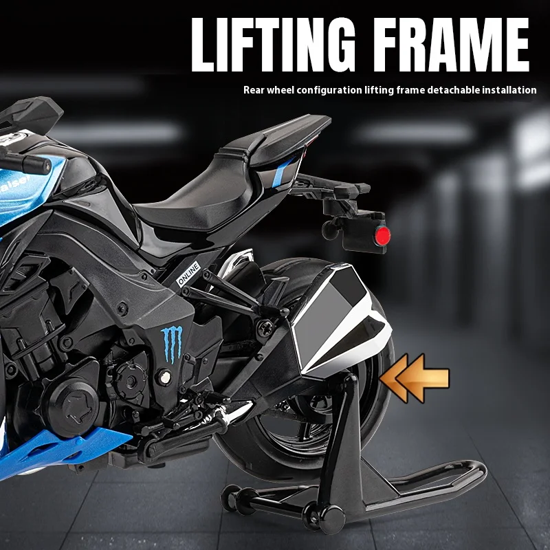 Z1000 Motorcycle Alloy Model with Sound Effects 4 Z1000 Motorcycle Alloy Model with Sound Effects - Image 4