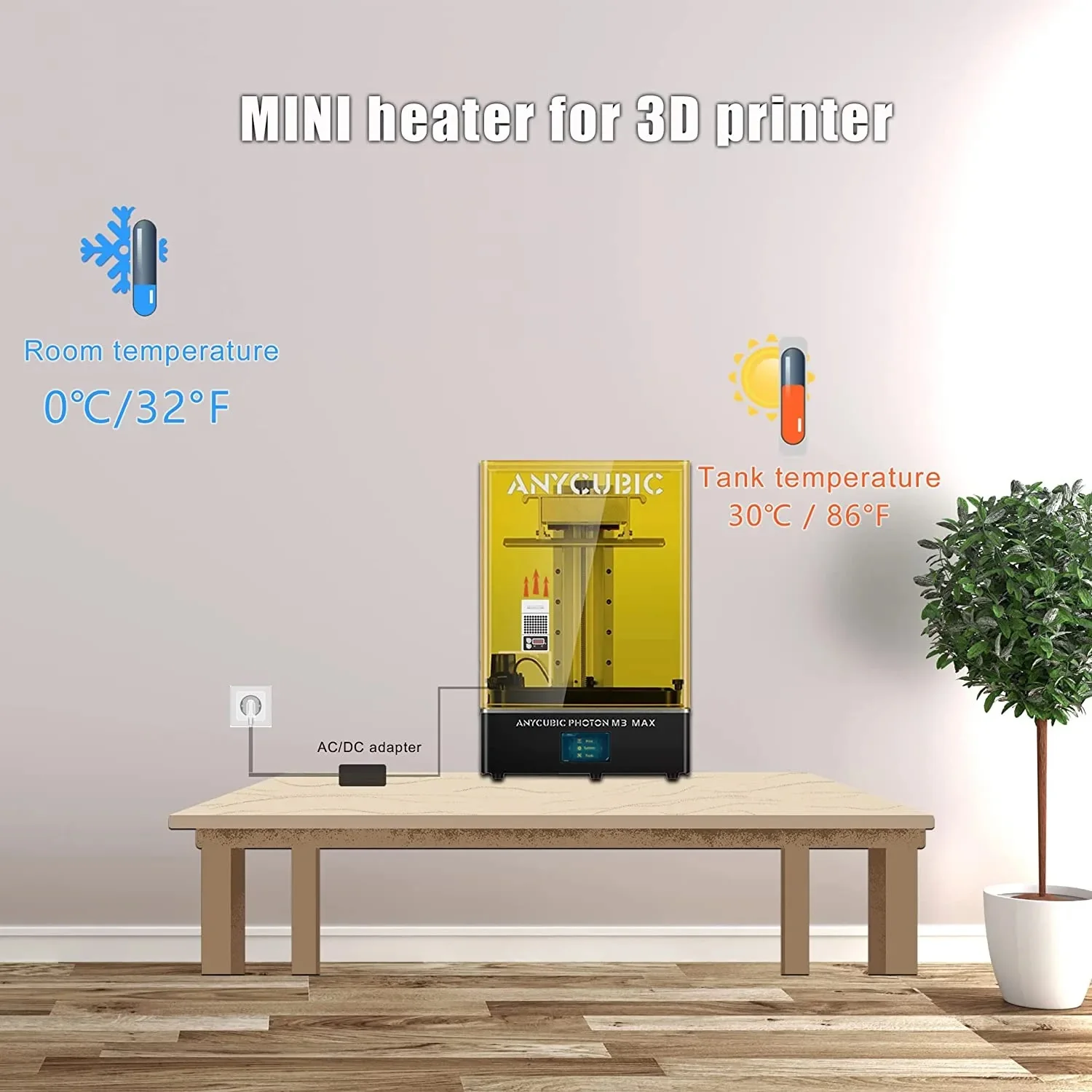 Mini Heater for Anycubic Mono 2 3D Printers 3 Mini Heater for Anycubic Mono 2 3D Printers - Image 3