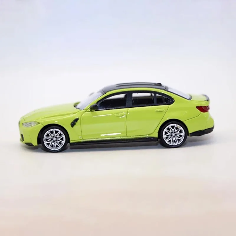 Vibrant Lime Green BMW M3 G80 1:64 Model 5 Vibrant Lime Green BMW M3 G80 1:64 Model - Image 5
