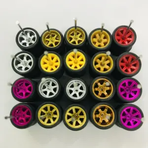 1/64 Scale Alloy Car Model Wheel Set 32 Sa8680039f51d4ae4bb6bd72c79486531O