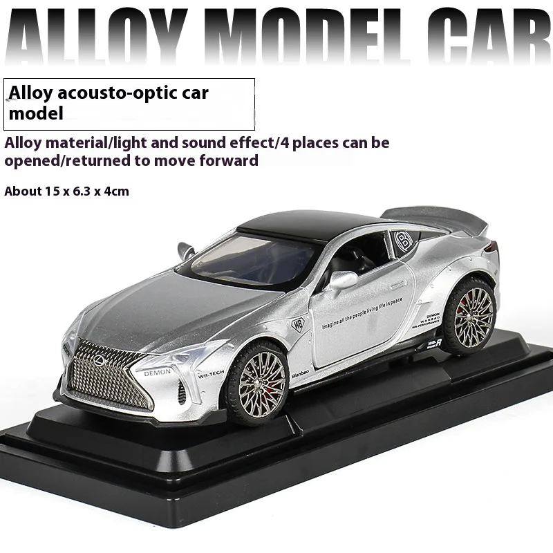 Diecast 1:32 Lexus LC500 Model with Lights 10 Diecast 1:32 Lexus LC500 Model with Lights - Image 10