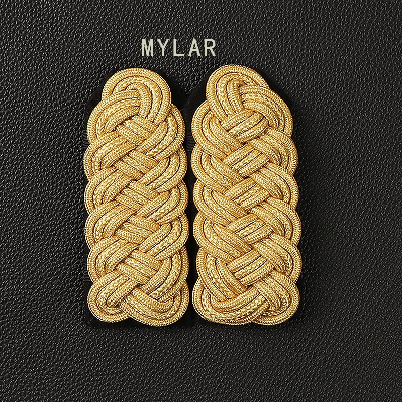 Golden Bullion Wire Military Epaulette Costume 5 Golden Bullion Wire Military Epaulette Costume - Image 5