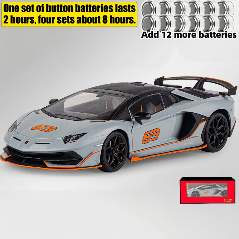1:18 Lamborghini Aventador SVJ63 Diecast Model 9 1:18 Lamborghini Aventador SVJ63 Diecast Model - Image 9