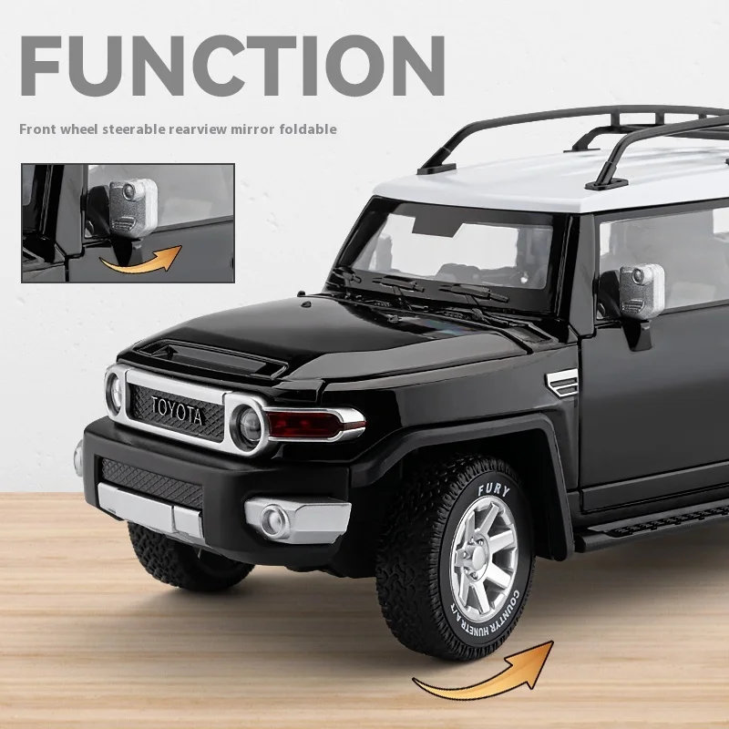 1:24 Scale Toyota FJ Cruiser Diecast Model 5 1:24 Scale Toyota FJ Cruiser Diecast Model - Image 5