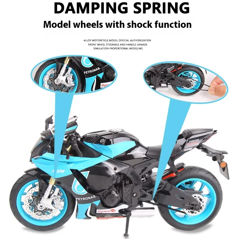 Yamaha YZF-R1M 1/9 Scale Diecast Model 6 Yamaha YZF-R1M 1/9 Scale Diecast Model - Image 6