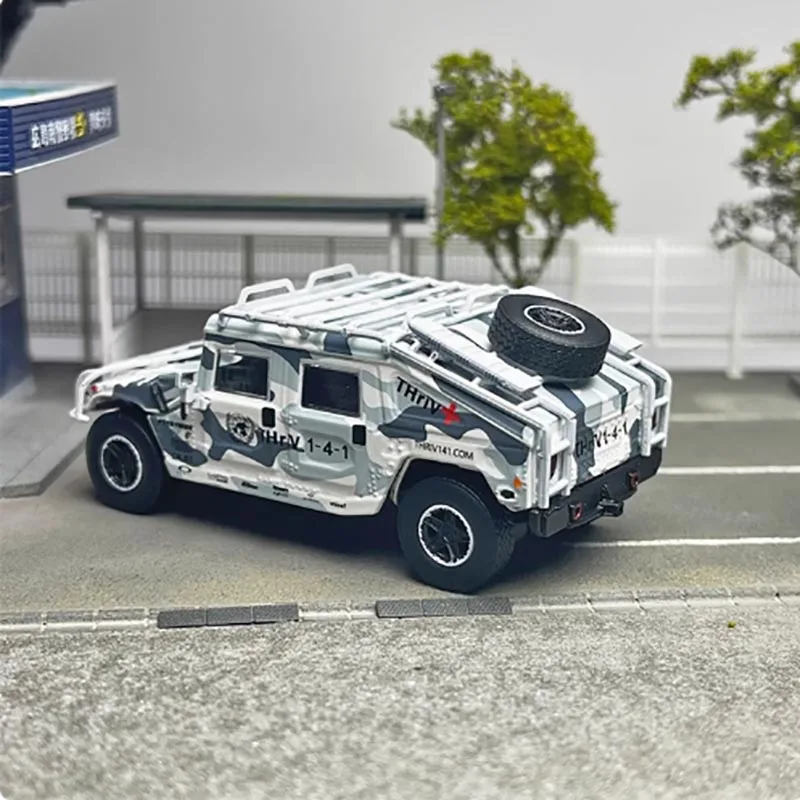 1/64 Scale White Camouflage Hummer H1 Model 5 1/64 Scale White Camouflage Hummer H1 Model - Image 5