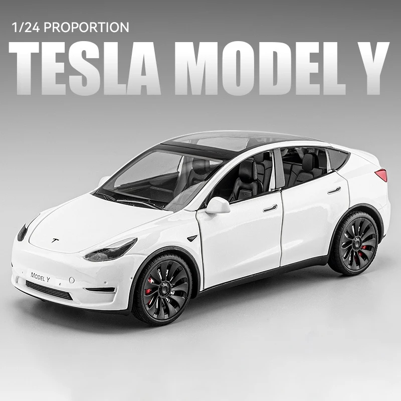 Tesla Model Y 1:24 Scale Diecast Car 7 Tesla Model Y 1:24 Scale Diecast Car - Image 7