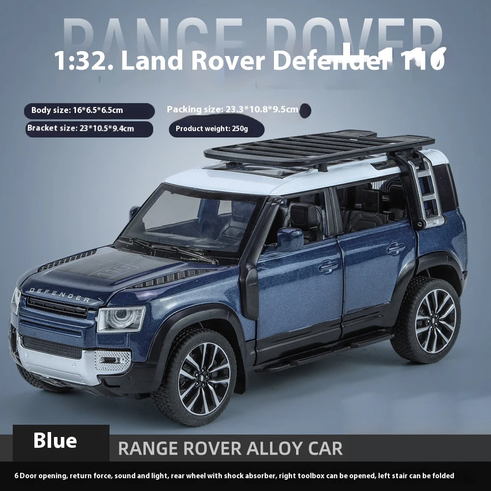1:32 Scale Land Rover Defender 110 Diecast Model 10 1:32 Scale Land Rover Defender 110 Diecast Model - Image 10