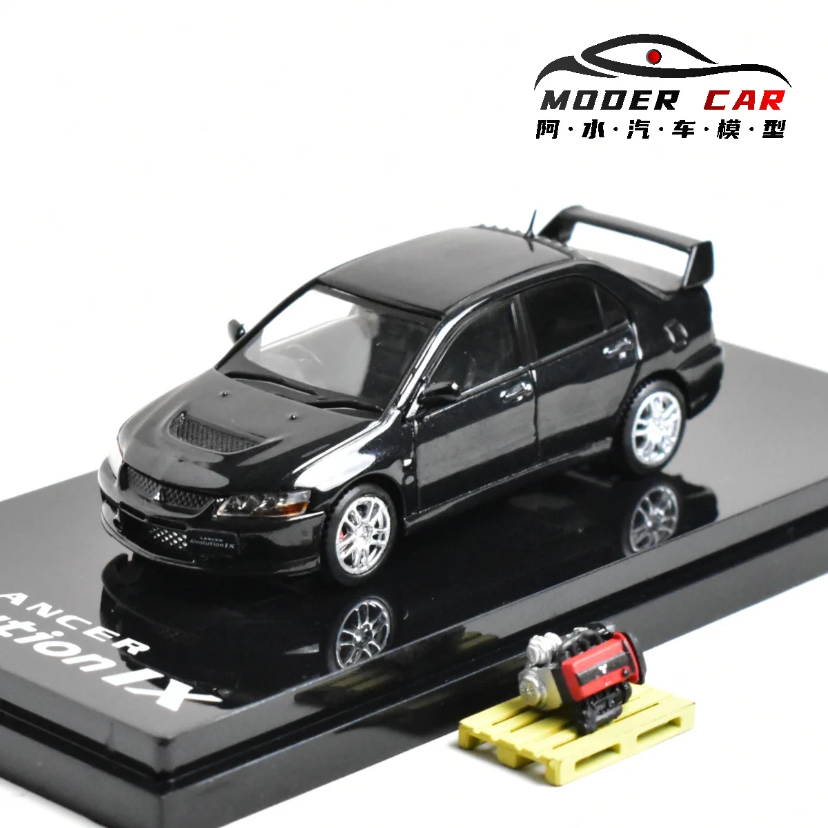 Mitsubishi Lancer EVO IX 1:64 Diecast Model 15 Mitsubishi Lancer EVO IX 1:64 Diecast Model - Image 15