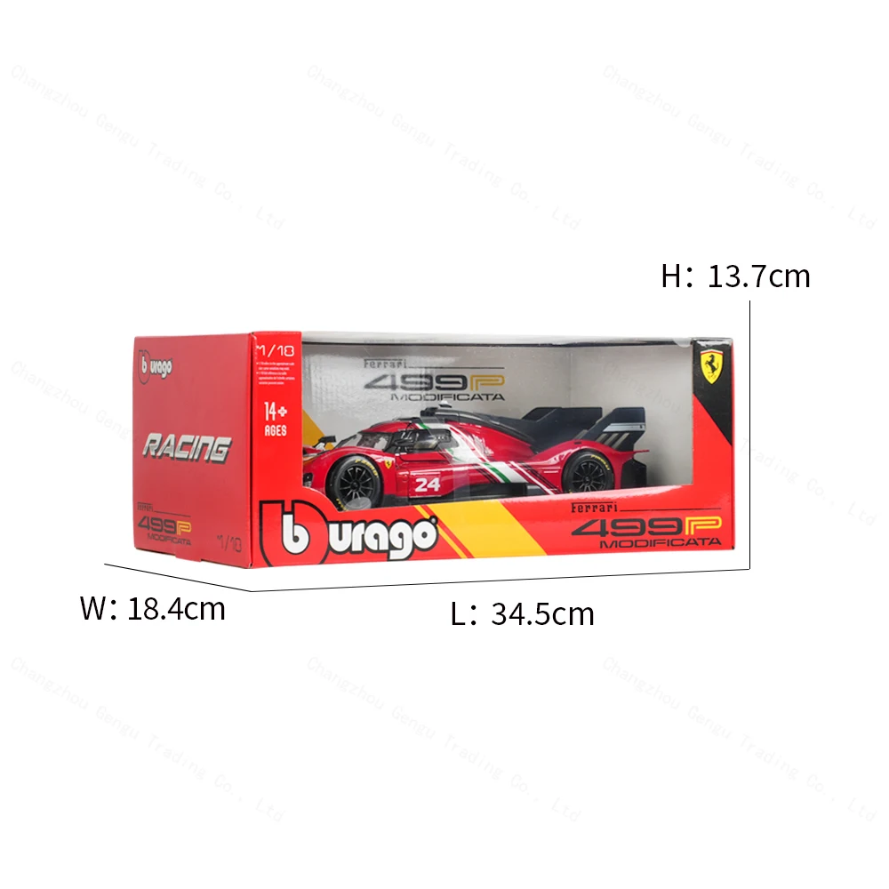 Bburago 1:18 Ferrari 499P Modificata Model Car 4 Bburago 1:18 Ferrari 499P Modificata Model Car - Image 4