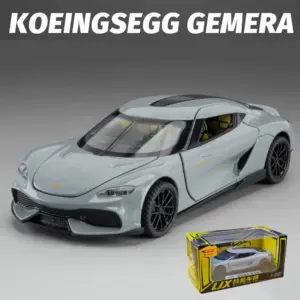 1:32 Scale Metallic Silver Die-Cast Supercar Model 21 Sae3fb8e4e7064bcb9df5e79cd302ae4db
