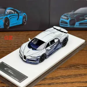 1:64 Scale Bugatti Chiron Model in Turquoise 12 Saed86f10d9364ef5840b3eb996ac3c4eD
