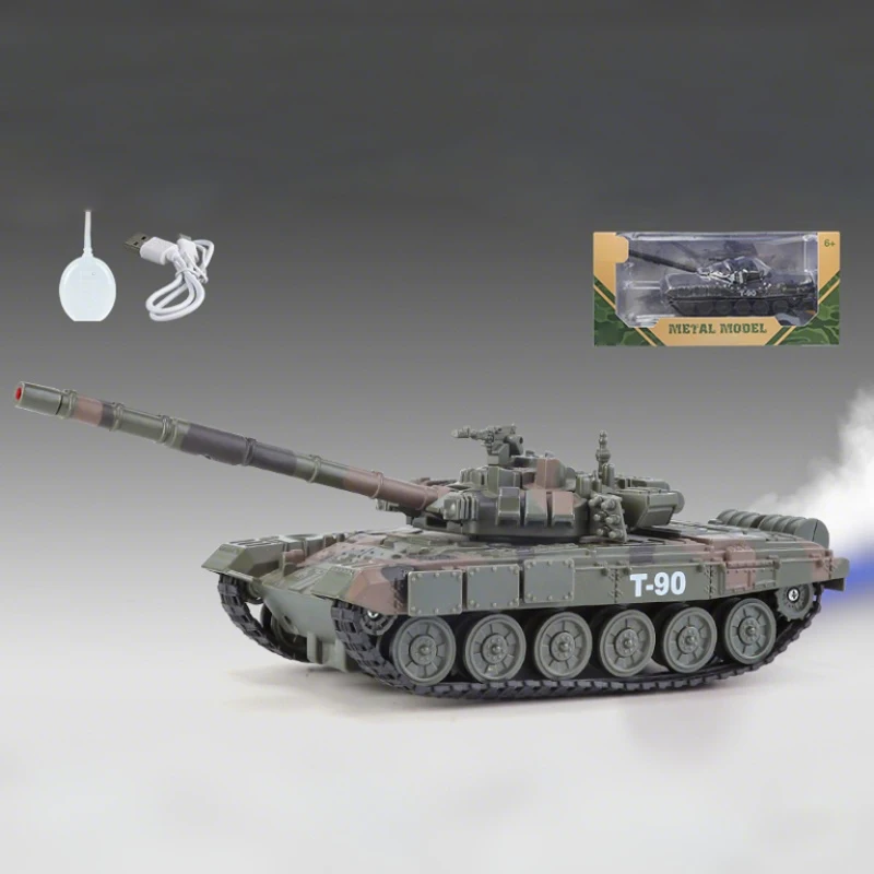 T-90 Russian Tank Diecast Model with Lights 7 T-90 Russian Tank Diecast Model with Lights - Image 7