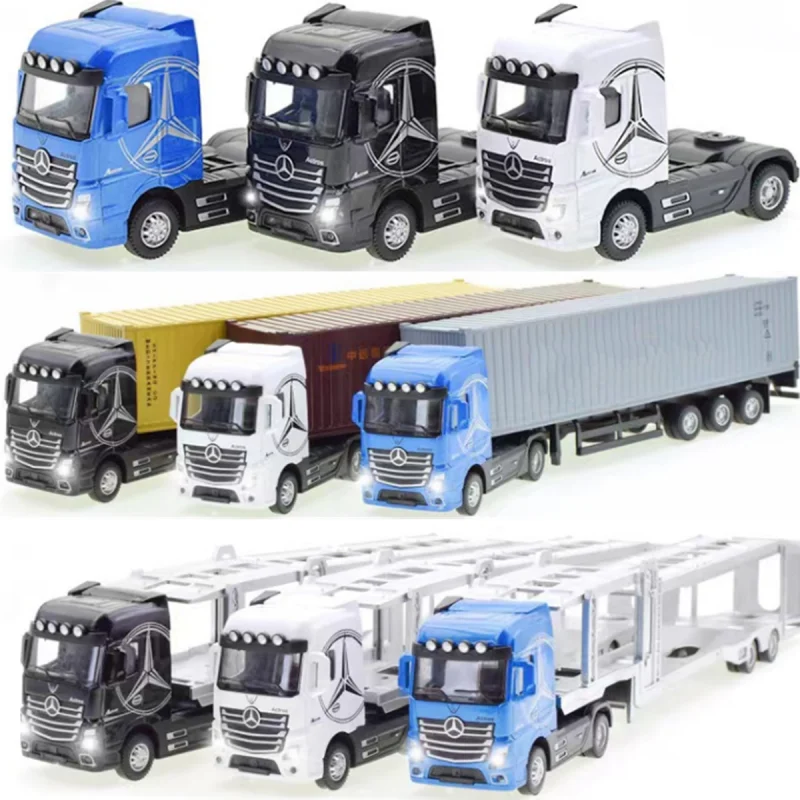 1:50 Scale Diecast Metal Container Truck Model 3 1:50 Scale Diecast Metal Container Truck Model - Image 3