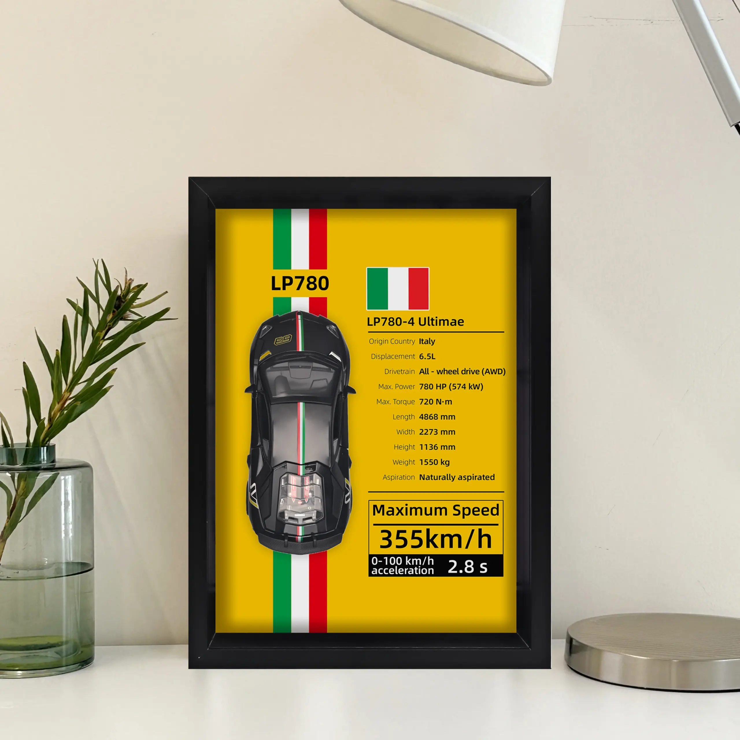 Stylish Die-Cast Car Model Ornament 3 Stylish Die-Cast Car Model Ornament - Image 3