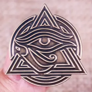 Retro Eye of Horus Brooch in Bronze 8 Sb26c189657c14abcb23c6935693500cfN