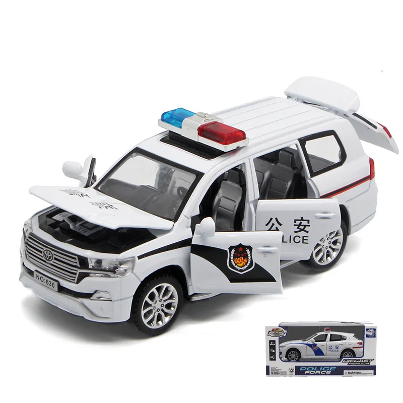 1:32 Scale Toyota Cruiser Police Diecast Model 10 1:32 Scale Toyota Cruiser Police Diecast Model - Image 10