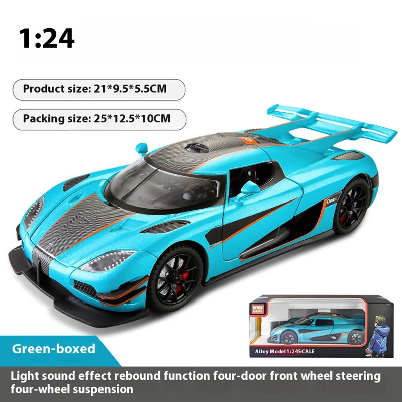 Alloy Supercar Model 1:24 Scale Decorative Piece 10 Alloy Supercar Model 1:24 Scale Decorative Piece - Image 10