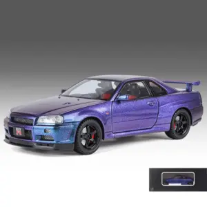 Nissan GTR R34 Skyline 1:18 Diecast Model Car 31 Sb55a28f731b040ee9320336bf2dad381c