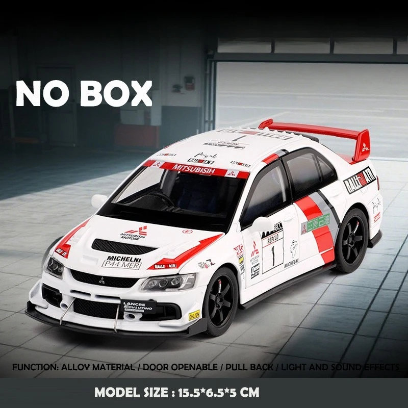1:32 Scale Mitsubishi EVO Diecast Model Car 7 1:32 Scale Mitsubishi EVO Diecast Model Car - Image 7