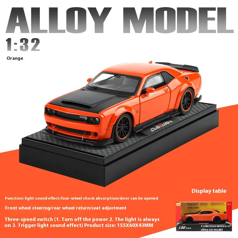 Hellcat Decorative Model Car in Glossy Black 10 Hellcat Decorative Model Car in Glossy Black - Image 10