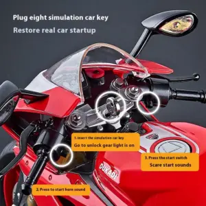 Large Ducati 1299 Metal Die-Cast Model 16 Sb68c02d6459743959b7c7e89616ad7e3X