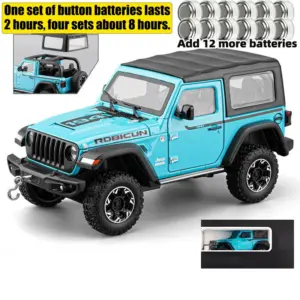 1:24 Scale Jeep Wrangler Rubicon Diecast Model 35 Sb6f023719d17451f8075560fffd73ff65