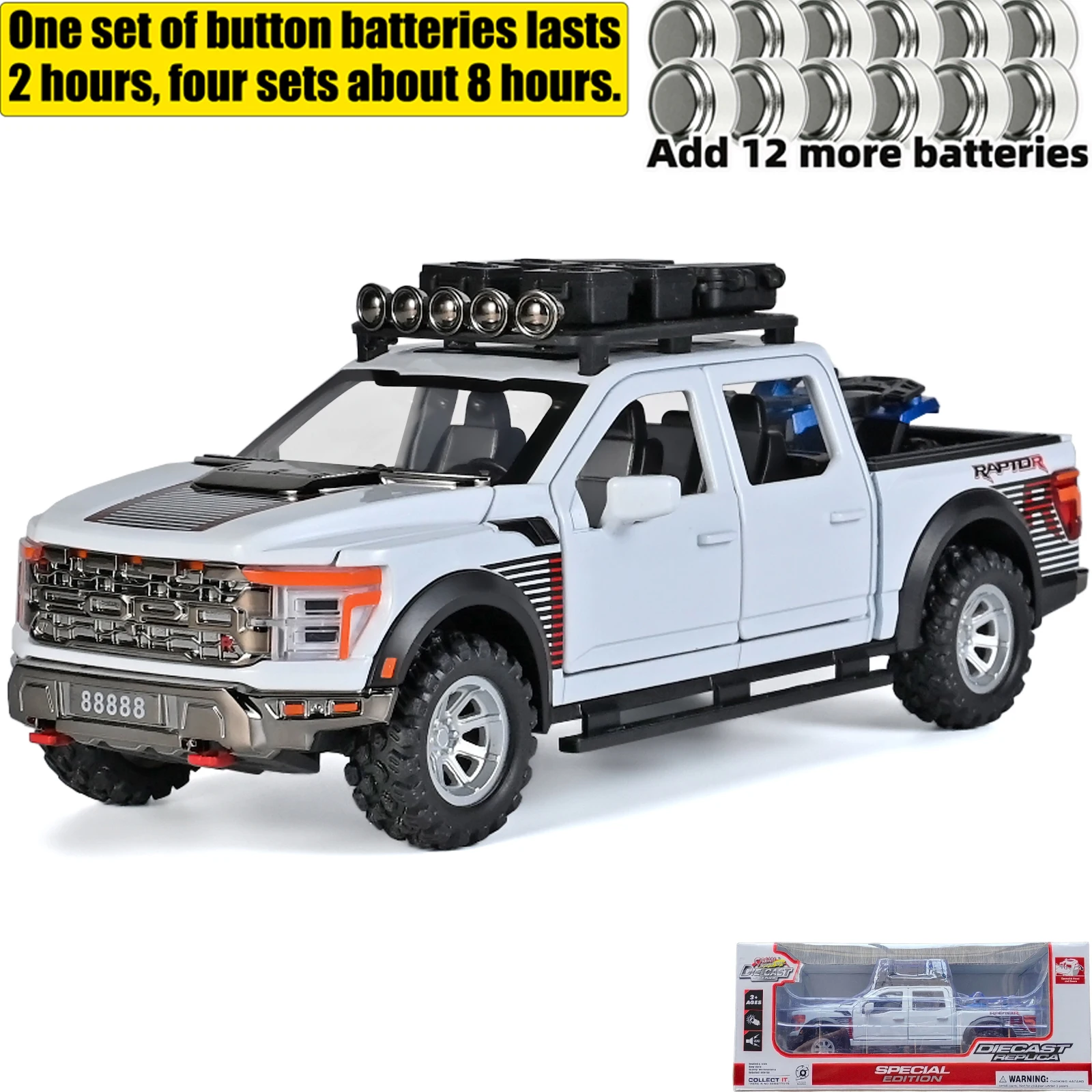 1:24 Scale F150 Off Road Pickup Model Car 12 1:24 Scale F150 Off Road Pickup Model Car - Image 12