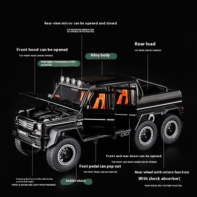 Alloy Model Car 1:20 Scale Off-Road Vehicle 3 Alloy Model Car 1:20 Scale Off-Road Vehicle - Image 3