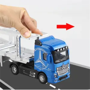 1:50 Scale Diecast Metal Container Truck Model 18 Sb7a4fdd5d4814a3d9fb2cce2123cb172w