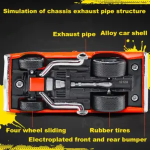 1955 Chevrolet Nomad Gasser Diecast Model 1:64 26 Sb7df6f6002234d728d27669413c87323q